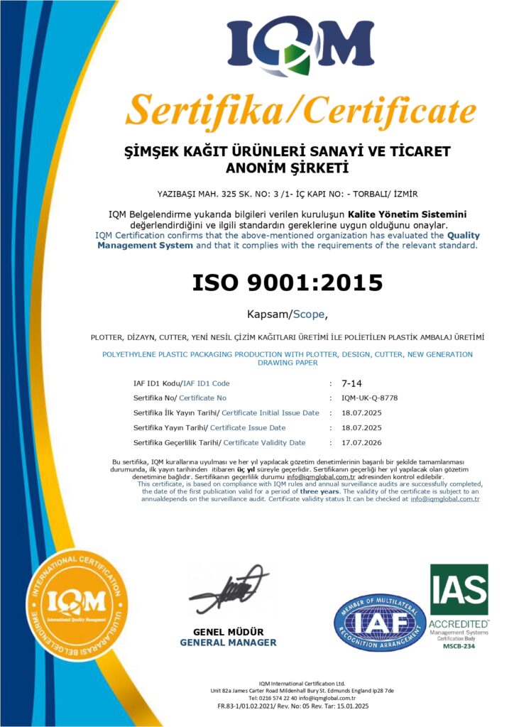 2025 fr.83 1 iso 9001 ias sistem sertifikası r.05 page 0001